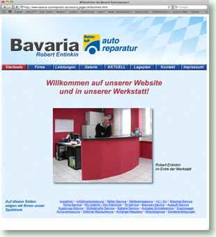 Website Bavaria Autoreparatur