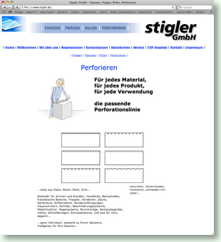 Website Stigler GmbH
